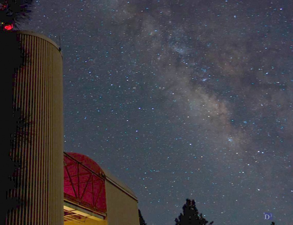 MIRA Observatory and Milky Way During Pleiades Party