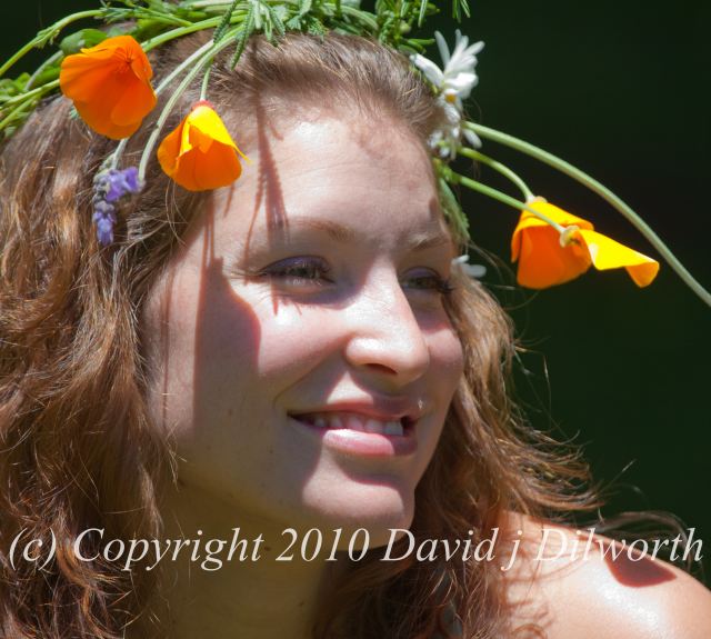 Emily in Flowers